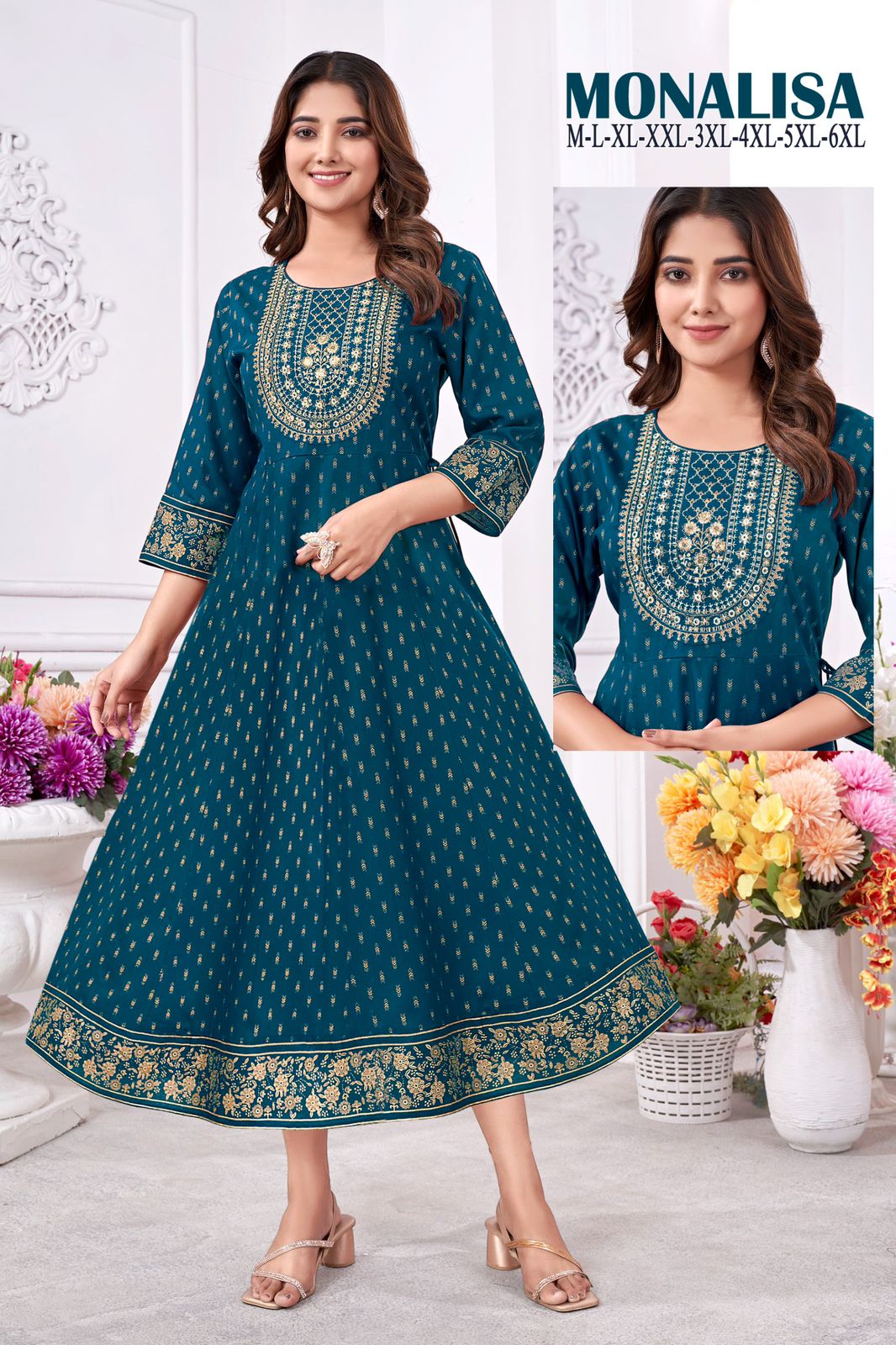 Monalisa By Sangeet Rayon Gold Printed Kurtis Wholesale Shop In Surat